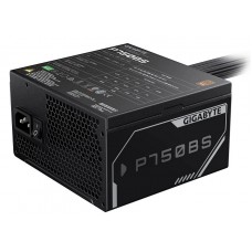 Блок питания 750 Вт, Gigabyte P750BS, черный, 80+ Bronze, 120 мм FDB, 1xMolex / 7xSATA / 4x6+2-pin / 2x4+4-pin / 1x20+4-pin,