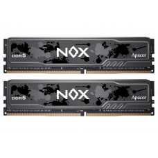 Память 16Gb x 2 (32Gb Kit) DDR5, 6000 MHz, Apacer NOX, черный, 40-40-40-96, 1.35V, с радиатором (AH5U32G60C622MBAA-2)