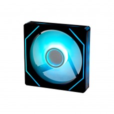 Вентилятор 120 мм, GTL Warp, черный, 120x120x25 мм, ARGB подсветка, 800-1800 об/мин, 18.5-38.8 дБ, 4-pin (PWM, 50 см) / 3-pin