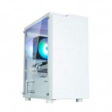 Корпус Zalman T4 Plus белый без БП, 2xUSB3.0, 1xUSB2.0, 1x120мм ARGB, VGA 320мм, TG Side Panel, mATX, белый