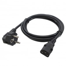 Кабель питания от сети PC-186, черный, 1.8 м, Patron, CEE 7/7 - IEC C13, 3x0.75 мм? (PN-POW-18)