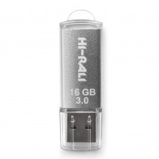 Флеш накопитель USB 16Gb Hi-Rali Rocket, серебристый, USB 3.0 (HI-16GB3VCSL)