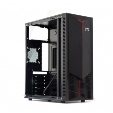 Корпус GTL Gaming 'Dark Fire', черный, без БП, Mid Tower, ATX / Micro ATX / Mini ITX, 2xUSB 3.0, макс. CPU - 150 мм / VGA - 310