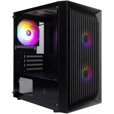 Корпус 1stPlayer BS-2-BK-3F1, черный, без БП, Mini Tower, Micro ATX / Mini ITX, 1xUSB 3.0 / 2xUSB 2.0, макс. CPU - 155 мм / VGA -