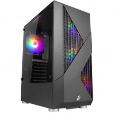 Корпус 1stPlayer F3-A-BK-4F1, черный, без БП, Midi Tower, ATX / Micro ATX / Mini ITX, 1xUSB 3.0 / 2xUSB 2.0, макс. CPU - 160 мм /