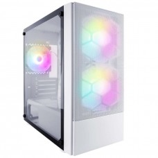 Корпус 1stPlayer X4-M-WH-2F1P-W-1F1-W, белый, без БП, Mini Tower, Micro ATX / Mini ITX, 1xUSB 3.0 / 2xUSB 2.0, макс. CPU - 160 мм