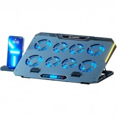 Подставка для ноутбука до 17' GamePro CP1040, черный, RGB подсветка, 4 х 80 мм, 4 х 70 мм вентилятор (24 dB, 2320 rpm),