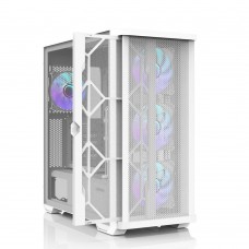 Корпус Zalman Z10 DUO, белый, Mid Tower, без БП, для ATX / Micro ATX / Mini ITX, 1xType-C / 2xUSB 3.1, макс. CPU - 173 мм / VGA -