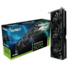 Видеокарта GeForce RTX 5070, Palit, Infinity 3, 12Gb GDDR7, 192-bit, HDMI/3xDP, 2512/28000 MHz, 16-pin (NE75070019K9-GB2050S) Видеокарта GeForce RTX 5070, Palit, Infinity 3, 12Gb GDDR7, 192-bit, HDMI/3xDP, 2512/28000 MHz, 16-pin (NE75070019K9-GB2050S)