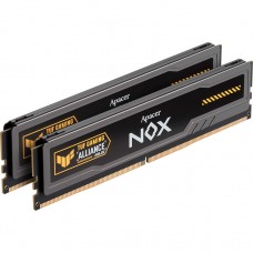 Память 16Gb x 2 (32Gb Kit) DDR5, 5200 MHz, Apacer NOX TUF, черный/Grey, 40-40-40, 1.25V, с радиатором (AH5U32G52C522UTAA-2)