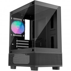 Корпус 1stPlayer Mi2-A-BK-2F7R-1F7, черный, без БП, Mini Tower, Micro ATX / Mini ITX, 1xUSB 3.0 / 1xUSB 2.0, макс. CPU - 165 мм /