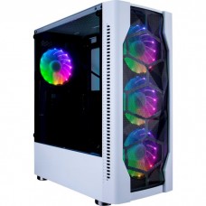 Корпус 1stPlayer D4-WH-4F1-W, белый, без БП, Midi Tower, ATX / Micro ATX / Mini ITX, 1xUSB 3.0 / 2xUSB 2.0, макс. CPU - 160 мм /