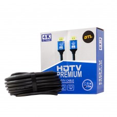 Кабель HDMI (M) - HDMI (M), 10 м, черный, GTL, V2.0 (GTLHMHM10V20BK)