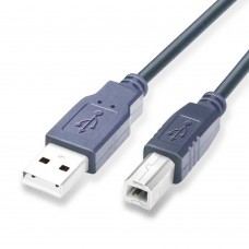 Кабель USB 2.0 AM - USB BM, 1.5 м, Grey, GTL, ферритовый фильтр (GTLAMBM15BK)