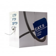 Кабель UTP, CCA, для внутренней прокладки, 4x2x0,48 мм, кат.5e, GTL, бухта 305 м (GTLUTP42485E305)