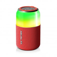 Колонка портативная 1.0 REAL-EL X-705 Red, 5 Вт, пластиковый корпус, bloetooth, USB-А/USB-C, RGB подсветка, питание от