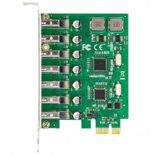 Плата расширения Frime PCI-E x1, 7xUSB 3.0, чип NEC720210 (ECF-PCIEtoUSB016) Плата расширения Frime PCI-E x1, 7xUSB 3.0, чип NEC720210 (ECF-PCIEtoUSB016)