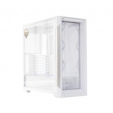 Корпус ALmordor L1400 Shield белый, без БП, Mid Tower, для EATX / ATX / Micro ATX / Mini ITX, 2xUSB 3.0, 1xType-C, макс. CPU - 180