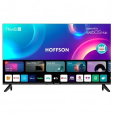 Телевизор 42' Hoffson HF42FHD24S, черный, LED Full HD 1920x1080, 60 Гц, Smart TV (WebOS), DVB-T2/C, Wi-Fi, bloetooth, 3xHDMI,