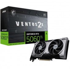 Видеокарта GeForce RTX 5060 Ti, MSI, VENTUS 2X OC PLUS, 16Gb GDDR7, 128-bit, HDMI/3xDP, 2617/28000 MHz, 8-pin (G506T-16V2CP) Видеокарта GeForce RTX 5060 Ti, MSI, VENTUS 2X OC PLUS, 16Gb GDDR7, 128-bit, HDMI/3xDP, 2617/28000 MHz, 8-pin (G506T-16V2CP)
