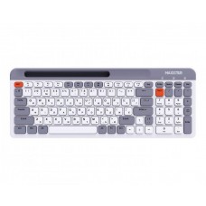 Клавиатура беспроводная Maxxter KBW-02G-UA, белый/Grey, USB 2.4GHz Клавиатура беспроводная Maxxter KBW-02G-UA, белый/Grey, USB 2.4GHz