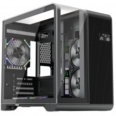 Корпус 1stPlayer RT5, черный, без БП, Midi Tower, Micro ATX / Mini ITX, 2xUSB 3.0 / 1xUSB 2.0, макс. CPU - 157 мм / VGA - 330 мм,