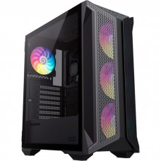 Корпус GameMax Brufen COC, черный, Midi Tower, без БП, для E-ATX / ATX / Micro ATX / Mini ITX, 1xUSB-С, 2xUSB 3.0, 4x120 мм ARGB