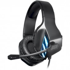 Наушники Defender Rival, черный, 2хMini jack + USB, поворотный микрофон, 16 Ом, 100 дБ, RGB подсветка, кабель 2.2 м (64565)