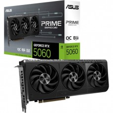 Видеокарта GeForce RTX 5060, Asus, PRIME OC, 8Gb GDDR7, 128-bit, HDMI/3xDP, 2595/28000 MHz, 8-pin (PRIME-RTX5060-O8G) Видеокарта GeForce RTX 5060, Asus, PRIME OC, 8Gb GDDR7, 128-bit, HDMI/3xDP, 2595/28000 MHz, 8-pin (PRIME-RTX5060-O8G)
