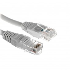 Патч-корд 10 м, UTP, Grey, GTL, Cat.6, CCA, PVC (GTL10U6GY)