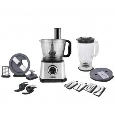 Кухонный комбайн Edler EDFP-7055, Inox, 1300W, 3 скорости: пульсация/измельчение льда/полосы), чаша 3.5 л