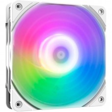 Вентилятор 120 мм, Zalman ZM-AF120R ARGB, белый, 120x120x26 мм, 800-1500 об/мин, до 24.3 дБ, 4-pin (PWM) / 3-pin (ARGB),