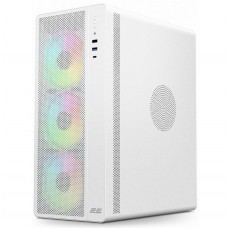 Корпус 2E Credo Plus V510W, белый, без БП, Mid Tower, для ATX / Micro ATX / Mini ITX, 1xType-C / 1xUSB 3.0 / 1xUSB 2.0, макс. CPU
