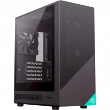 Корпус GameMax Focus MB, черный, без БП, Micro Tower, для MicroATX / Mini-ITX, 1xType-C / 1xUSB 3.0 / 1xUSB 2.0, макс. CPU - 155