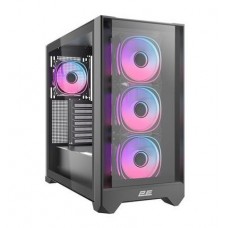Корпус 2E Gaming Dominator Pro (G2302B), черный, без БП, Mid Tower, для ATX / Micro ATX / Mini ITX, 1xType-C / 2xUSB 3.0, макс.