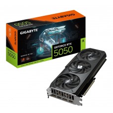 Видеокарта GeForce RTX 5050, Gigabyte, GAMING OC, 8Gb GDDR6, 128-bit, 2xHDMI/2xDP, 2632/20000 MHz, 8-pin (GV-N5050GAMING OC-8GD) Видеокарта GeForce RTX 5050, Gigabyte, GAMING OC, 8Gb GDDR6, 128-bit, 2xHDMI/2xDP, 2632/20000 MHz, 8-pin (GV-N5050GAMING OC-8GD)