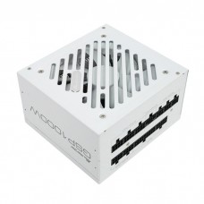 Блок питания 1000 Вт, ALmordor GSP, ATX, белый, модульный, 80+ золотистый, Active PFC, 120 мм Fanstop, 3xMolex / 8xSATA /