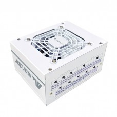 Блок питания 850 Вт, ALmordor SFX, белый, модульный, 80+ золотистый, ATX3.1, Active PFC, 80 мм, 4xMolex / 8xSATA / 3x6+2-pin /