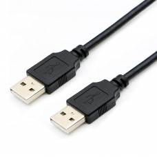 Кабель USB 2.0 AM - USB AM, 1 м, черный, ColorWay (CW-CBUU071-BK)