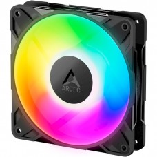 Вентилятор 120 мм, Arctic P12 Pro A-RGB, черный, 120х120х25 мм, ARGB подсветка, 600-3000 об/мин, 4-pin (PWM, 40 см) / 3-pin (ARGB,