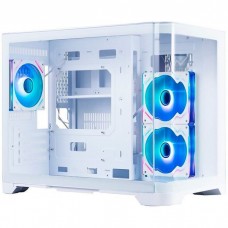 Корпус 1stPlayer UV6, белый, без БП, Mini Tower, Micro ATX / Mini ITX, 2xUSB 3.0, макс. CPU - 157 мм / VGA - 400 мм, 3x120 мм