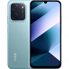 Смартфон Poco C85, зелёный, 2 Nano-SIM, 6.9' (1600х720, IPS, 120 Гц), MediaTek Helio G81-Ultra (8 ядер), Mali-G52 MP2, RAM 6GB,
