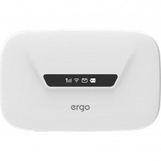 Модем 4G Ergo M126 box, белый, GSM GPRS/EDGE, HSPA+, DC-HSPA+, LTE, Wi-Fi, тип подключения USB