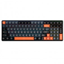 Клавиатура Aula S100, черный, USB Type-C, механическая (переключатели Brown), Rainbow LED подсветка, 99 кнопок, 1.2 м, EN/UA