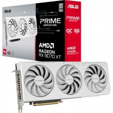 Видеокарта Radeon RX 9070 XT, Asus, PRIME OC (белый Edition), 16Gb GDDR6, 256-bit, HDMI/3xDP, 3030/20000 MHz, 3x8-pin Видеокарта Radeon RX 9070 XT, Asus, PRIME OC (белый Edition), 16Gb GDDR6, 256-bit, HDMI/3xDP, 3030/20000 MHz, 3x8-pin