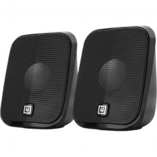 Колонки 2.0 REAL-EL S-25 черный, 2 x 3 Вт, USB, mini-jack 3.5 мм (EL121100022)