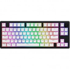 Клавиатура беспроводная Hator Skyfall 80 Wireless, черный/белый, EN/UA, bloetooth / 2.4 GHz / USB, механическая (переключатели Клавиатура беспроводная Hator Skyfall 80 Wireless, черный/белый, EN/UA, bloetooth / 2.4 GHz / USB, механическая (переключатели