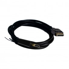 Кабель DisplayPort (M) - HDMI (M), 1.8 м, черный, Patron, 4K / 60 Гц (PN-DP-HDMI-18)