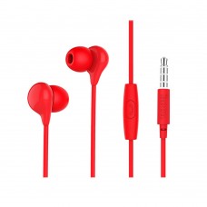 Наушники Hoco M14 initial sound universal earphones with mic красный