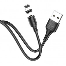 Кабель Hoco X52 Sereno magnetic charging cable for Lightning чорный